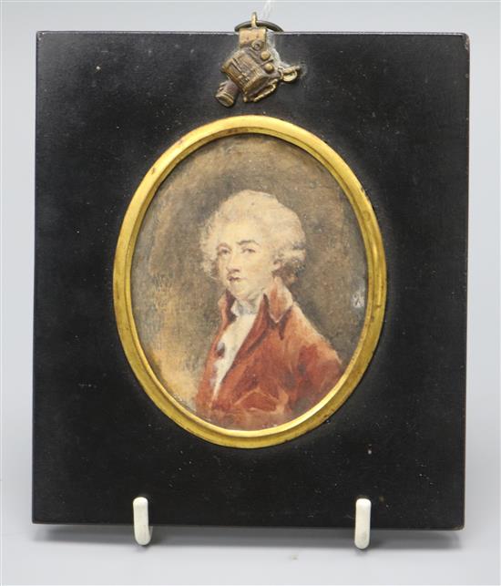 A miniature of a gentleman